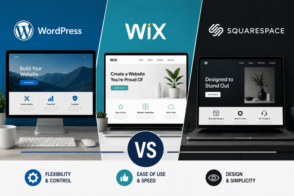 WordPress vs Wix vs Squarespace - Which Website Builder Should NC Businesses Use? | Tuff Digital Marketing