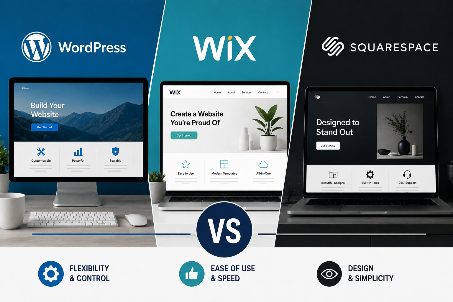 WordPress vs Wix vs Squarespace - Which Website Builder Should NC Businesses Use? | Tuff Digital Marketing